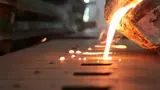 metal being poured into castings