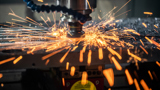 A CNC lathe milling precision machined aerospace components at an aerospace cnc machining shop.